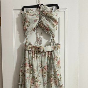The Penny Dress Midi in Tapestry Rose by V Chapman
